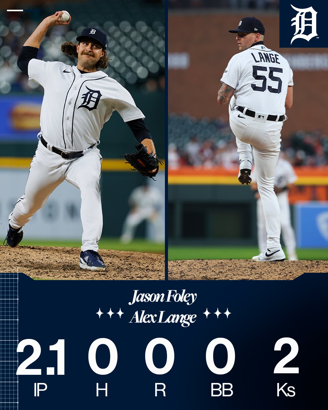 MLB on X: The Detr0it @Tigers have done it! A combined no-hitter