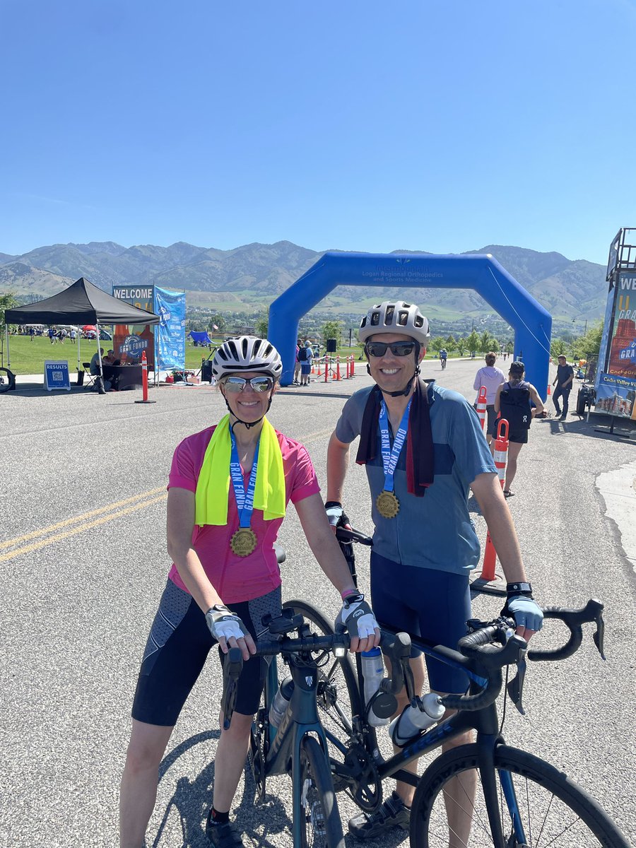 tjmiller2004's tweet photo. Beautiful day for a ride through Cache Valley with a couple thousand cycling friends. #CacheGranFondo #50miles https://t.co/GSRfU8cWCf