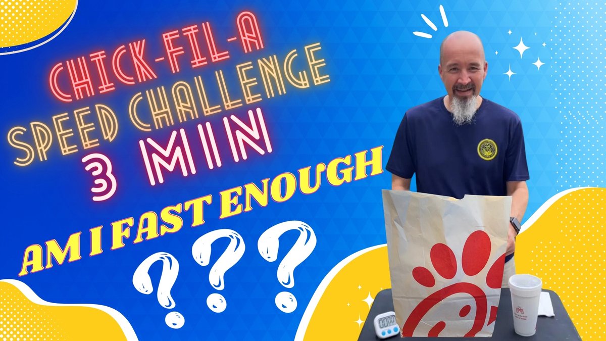 oldguyeats's tweet image. @ChickfilA Speed Challenge 
youtu.be/0Yo2shoLZuA
I am taking on this challenge to practice eating faster.  Am I fast enough?  
Shout out to @Da_Disposal, where I saw this challenge first.

#foodchallenge #speedchallenge #chickfila #eatingchallenge #eating #food #oldguyeats