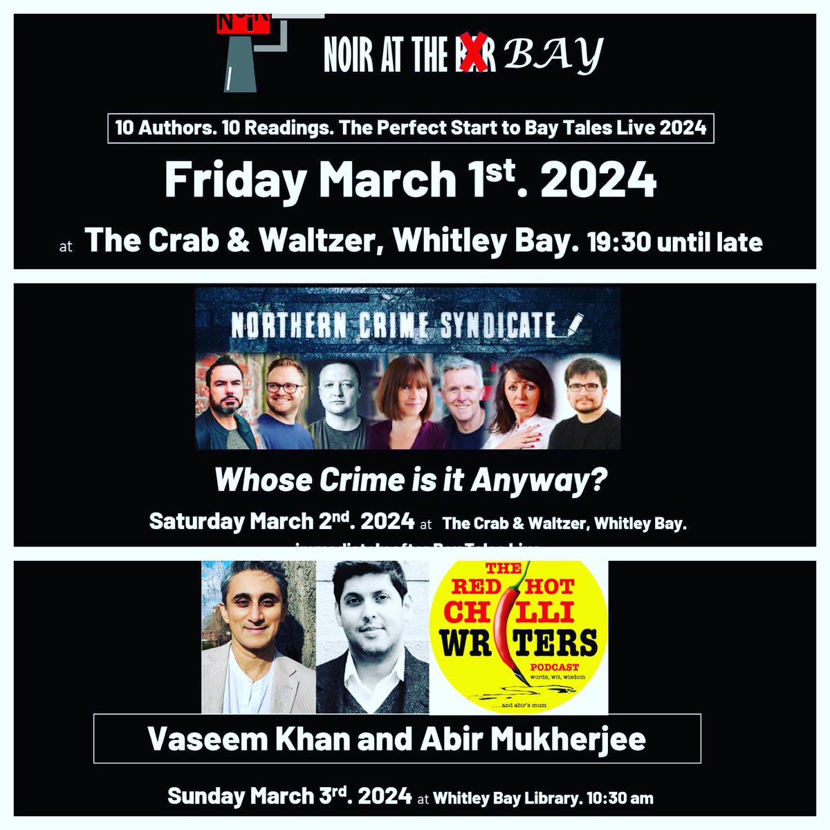 bay_tales's tweet photo. We also have three fringe events which are free to attend for Sat ticket holders but places are now extremely limited so DM us to reserve your spot! https://t.co/AC6hyyGY1i