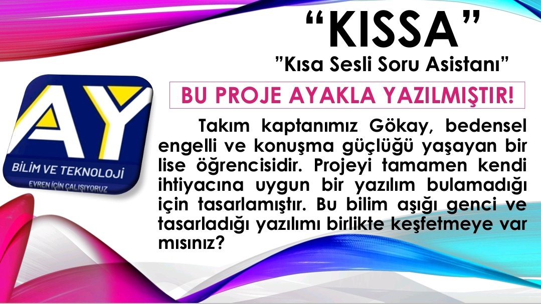 TEKNOFEST Girişim Yarışması'na bedensel engelli öğrencim Gökay ile başvurduk, bize başarılar 🙂
<a href="/TurhalMem/">TurhalMem</a> <a href="/tokatmem/">Tokat İl Milli Eğitim Müdürlüğü</a> <a href="/teknofest/">TEKNOFEST</a> <a href="/Selcuk/">Selçuk Bayraktar</a> <a href="/BaykarTech/">BAYKAR</a>