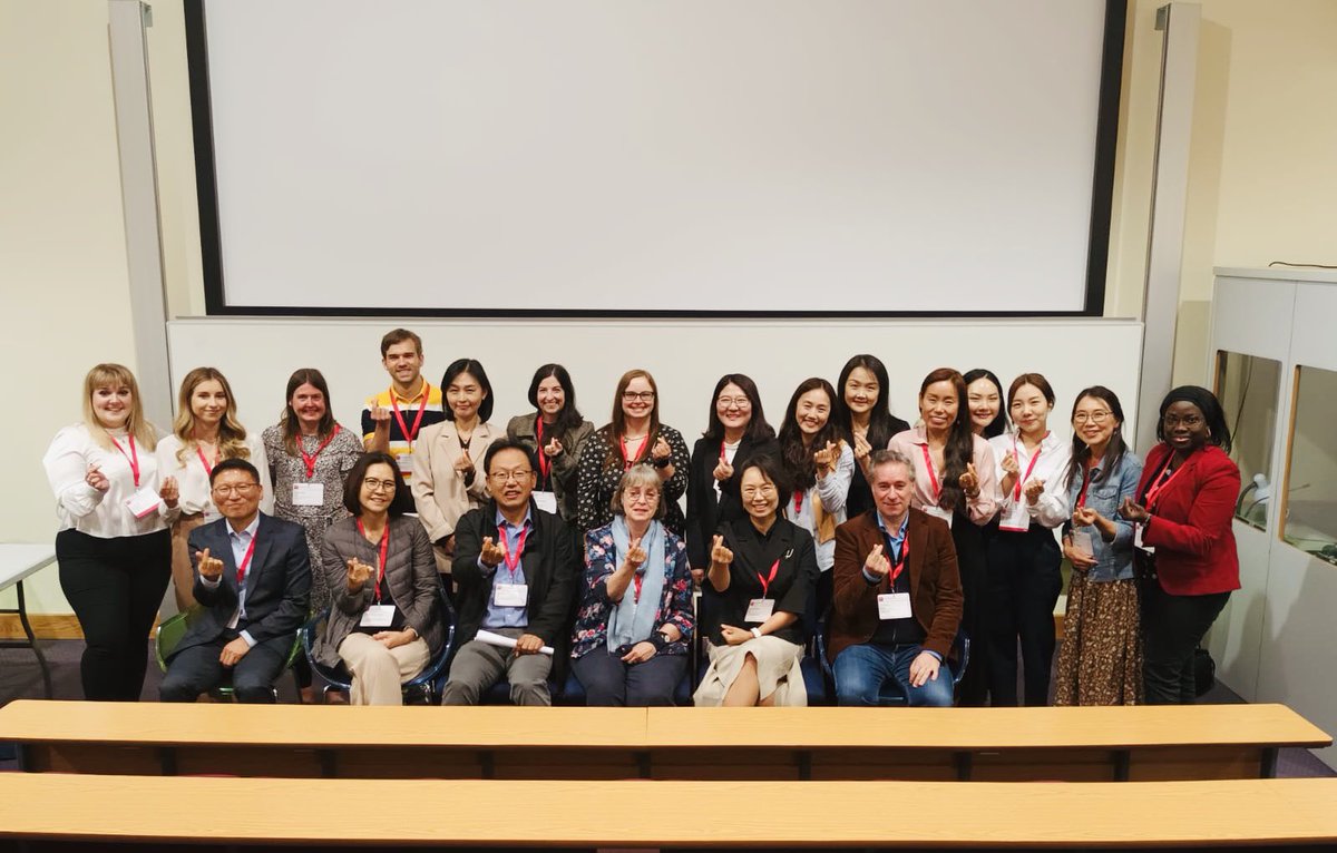 #SPAConf2023 Korean Hearts! #ESRC funded UK-South Korea Family Policy Research Network Symposium <a href="/EvaLloyd50/">Eva Lloyd OBE</a> <a href="/CateMcNamee/">Dr Cate McNamee</a> <a href="/Robyn1992xo/">Dr Robyn is robyn92.bsky.social</a> <a href="/YoonIrons/">Dr Yoon Irons</a> <a href="/simboige/">Olusimbo Ige</a>