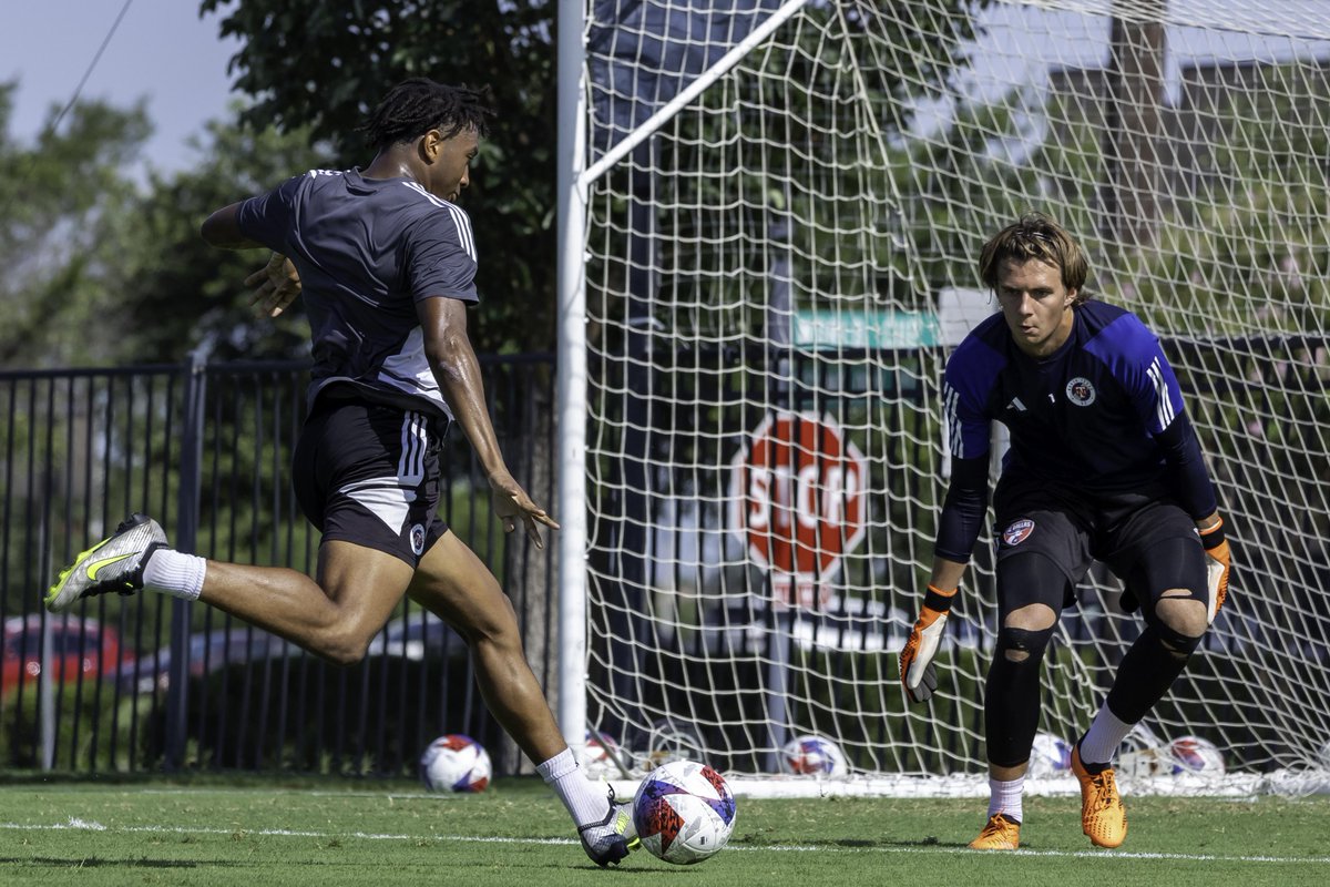 northtexasSC's tweet photo. Taking the work from the training ground to Tacoma. https://t.co/H99VteDQpe