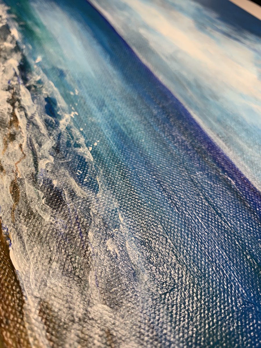 sharedlights's tweet image. 🟦 Blue Seascape of the South of France and more particularly those of a magnificent spot that is #Marseille. 
I use two painting techniques - oil paint and acrylic. 
Paint today, cotton canvas &amp;amp; acrylic.