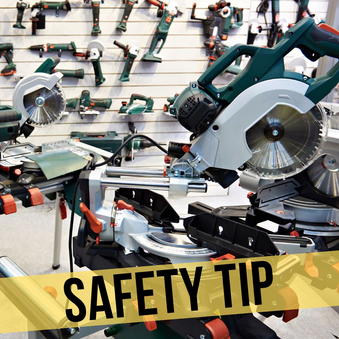 Have your workers' tools inspected for defects regularly - especially if they're electric. ✔️ #SafetyTips