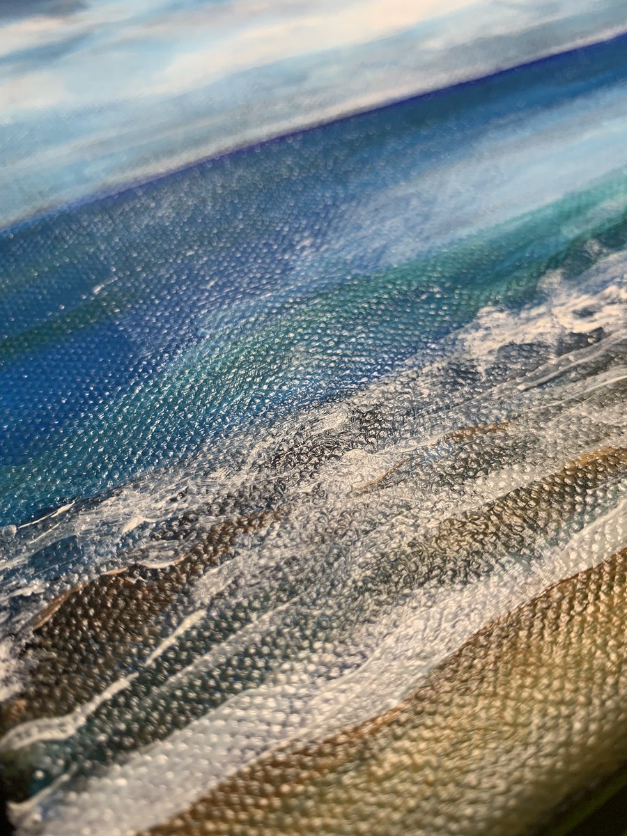 sharedlights's tweet image. 🟦 Vernissage en cours. Peint ce jour. Acrylique sur toile (coton).
Magnifique paysage, ma plage préférée de Marseille, la Plage de Prado, David.

#blue #white #paysage #peinture #painting #enjoylife