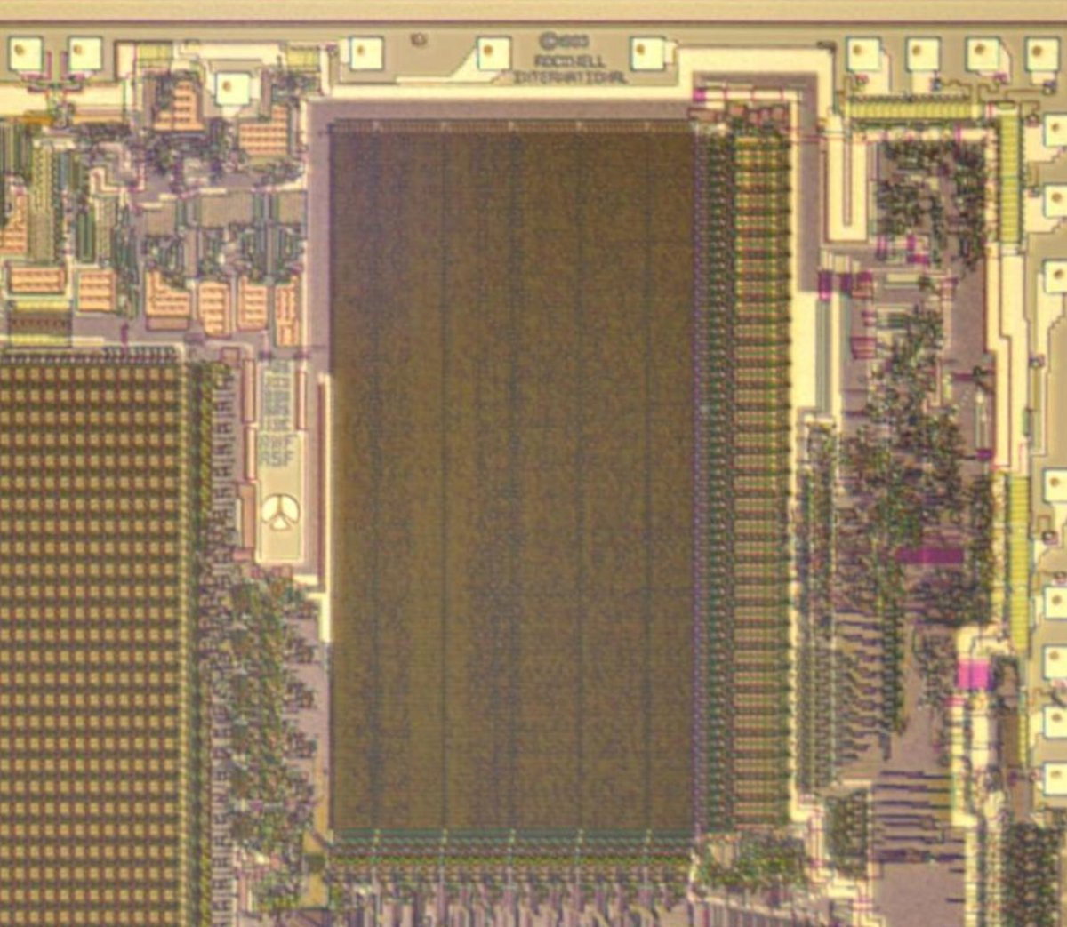 John McMaster (@johndmcmaster) on Twitter photo <a href="/mithro/">Tim 'mithro' Ansell</a> <a href="/LabsmoreLLC/">Labsmore LLC</a> There is a ROM visible. If someone wants to play with it (<a href="/travisgoodspeed/">Travis Goodspeed</a> ?) I can image it at higher mag <a href="/mithro/">Tim 'mithro' Ansell</a> <a href="/LabsmoreLLC/">Labsmore LLC</a> There is a ROM visible. If someone wants to play with it (<a href="/travisgoodspeed/">Travis Goodspeed</a> ?) I can image it at higher mag