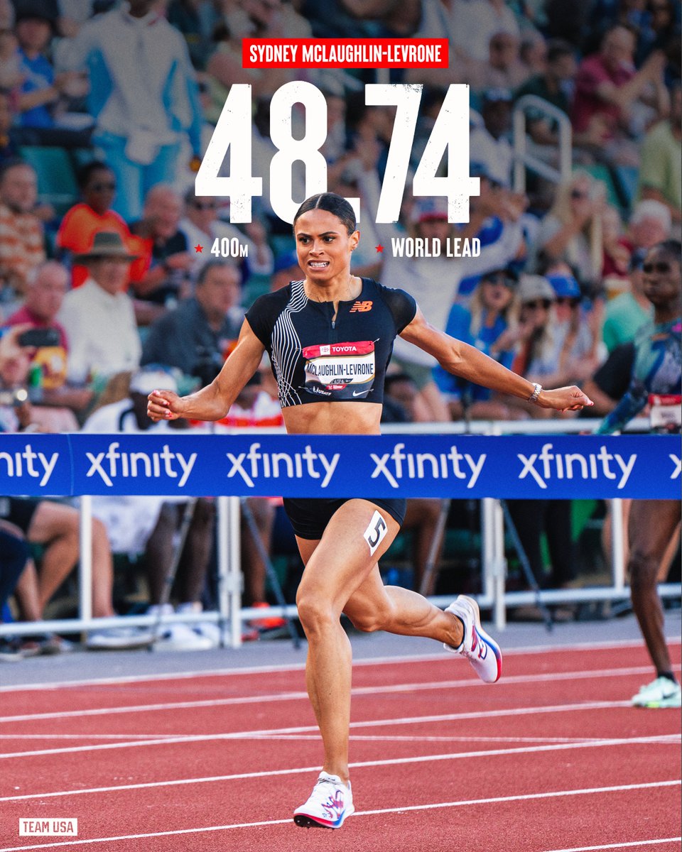 LOOK WHAT SYD JUST DID 😲

#USATFOutdoors
