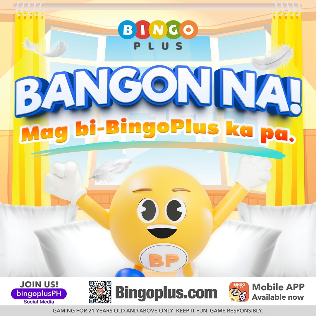 Bingoplusph's tweet photo. Gising na, ka-BingoPlus! Happy Sunday! 😎🌞

#BingoPlusPh #BingoPlus #HappySunday #SundaysWithBingBing https://t.co/pjnaEMdLYD