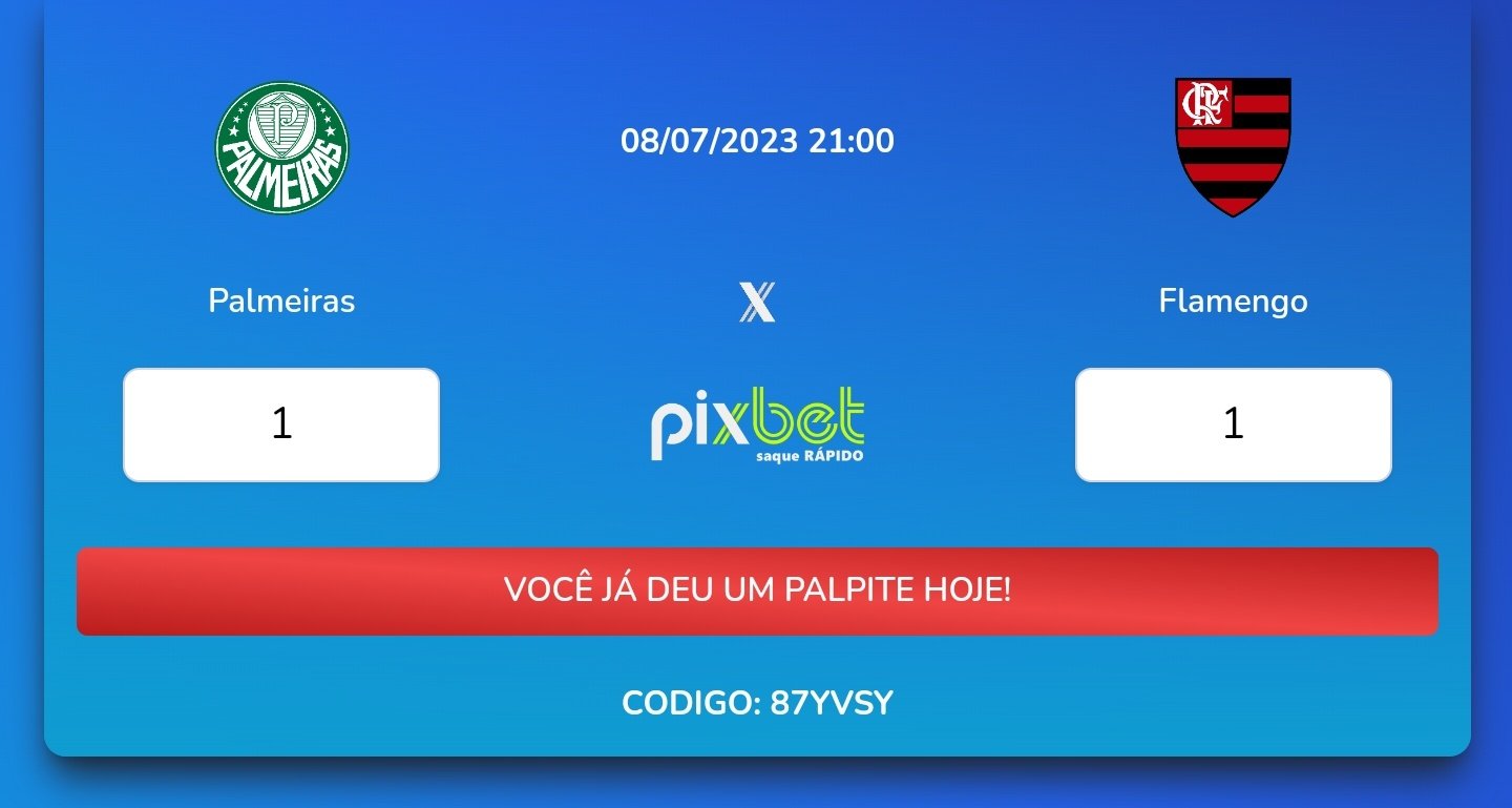 Bolão Pixbet - Ganhe 15 reais de graça (@BolaoPixBet) / X