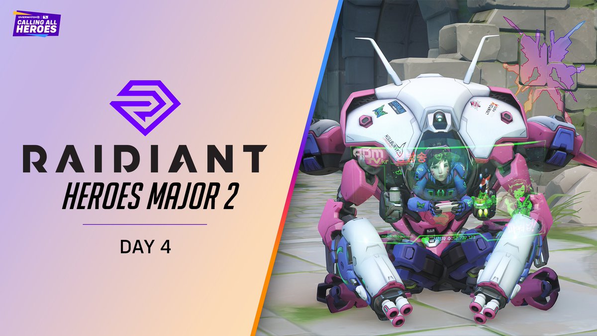 See you at the finish line 🏁

We're live NOW with the Finals of the #CallingAllHeroes
<a href="/RaidiantGG/">Raidiant</a> Heroes Major 2!

📺 twitch.tv/overwatchconte…