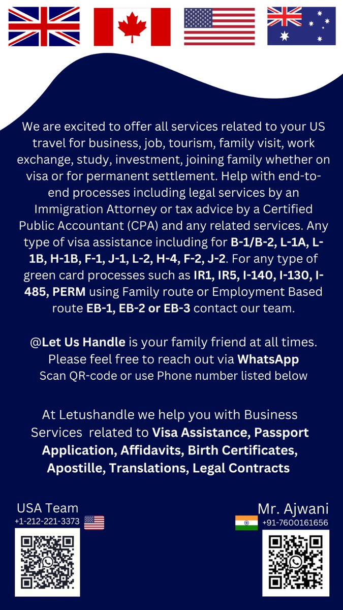 #USImmigration #greencard #RFE #PERM #EB1 #EB2 #EB3 #USVisa #usimmigrationlaw #221G #FDNS #i9 #LCA #USCIS #H4 #H4EAD #L1 #L2 #E3 #b1b2visa #h1btransfer #i140 #I485 #uscitizenship #h1blottery #immigration #h1bworkvisa #ead #immigrationlawyer #immigrationattorney #indiatousa