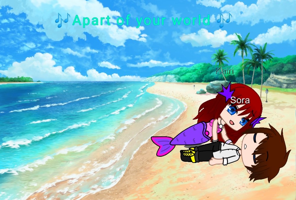 Miff6367's tweet image. Happy #sokaiweek2023 everyone, I recreate a scene from The little mermaid in Gacha Club and ibis paint x for Day 1,I hope you like it ☺️