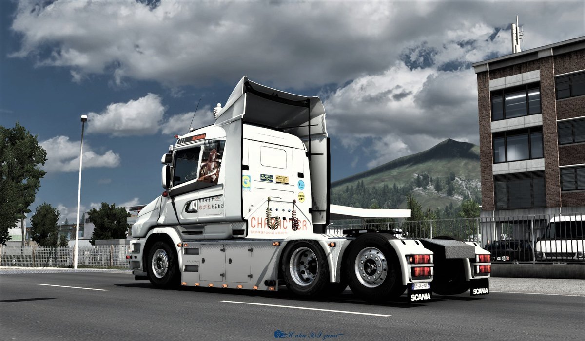 Izumi_ETS2's tweet photo. SCANIA 164L T480 V8 好きな子がめがねを忘れた
#SCANIA
#SCANIATRUCK
#SCANIA164L
#SCANIAT
#SCANIAV8
#ETS2
#ETS2jp
#EuroTruckSimulator2
#好きな子がめがねを忘れた
#我喜歡的女孩忘記戴眼鏡
#三重あい https://t.co/EqKM22KTBD