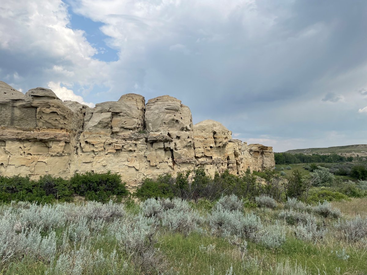 calgaryhester's tweet photo. Back from a couple of good days in southern Alberta, visiting the amazing #WritingOnStone provincial park & #yql's @GaltMuseum (to see kohlrabi-inspired art by my friend @mr_ericdyck)! https://t.co/Cg6WQFd5Ve