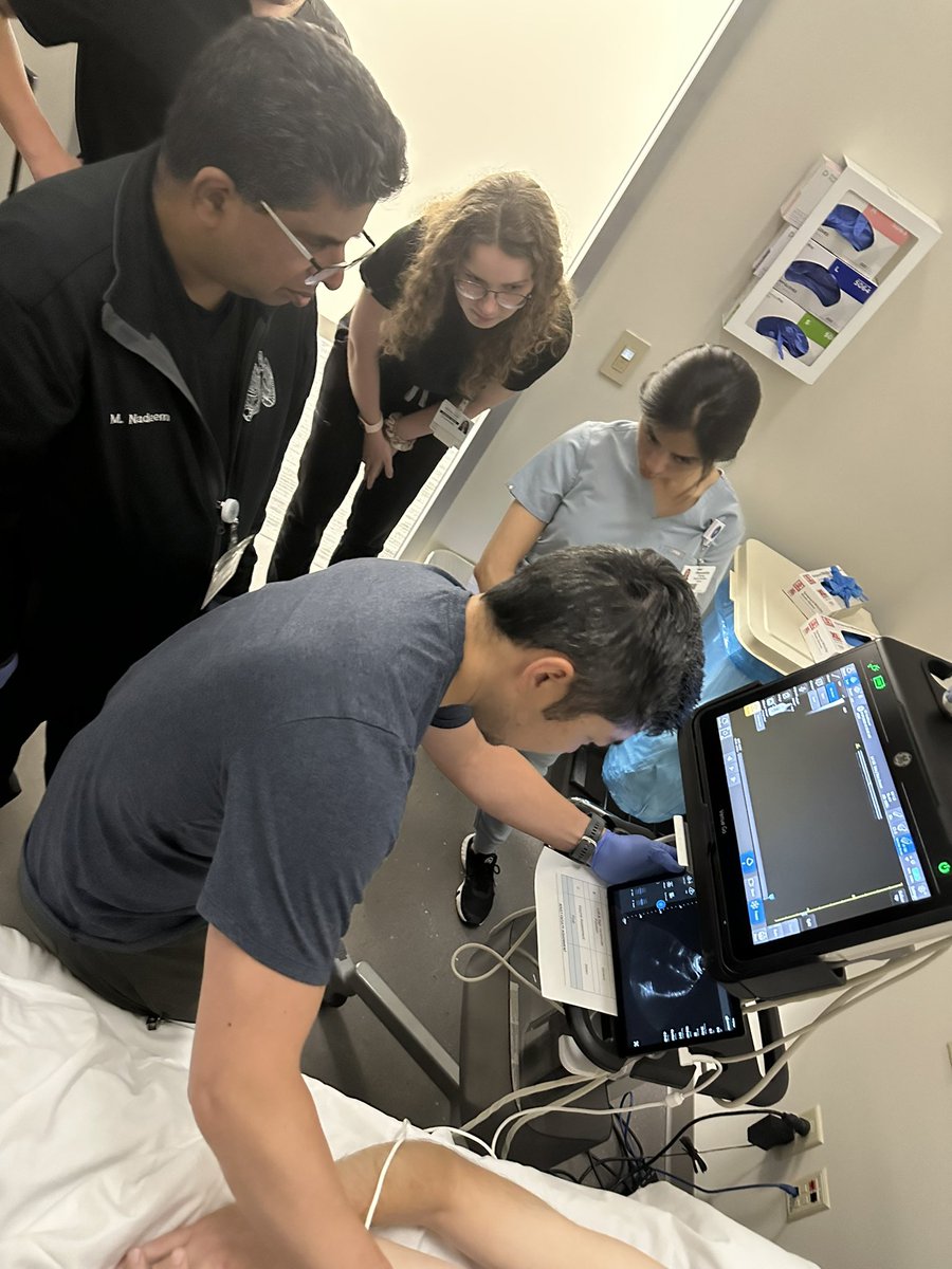 Great team of learners from AuroraCCFellowship at our inaugural SCCM POCUS course. All made possible thanks to Pedro Salinas, ACCS POCUS director