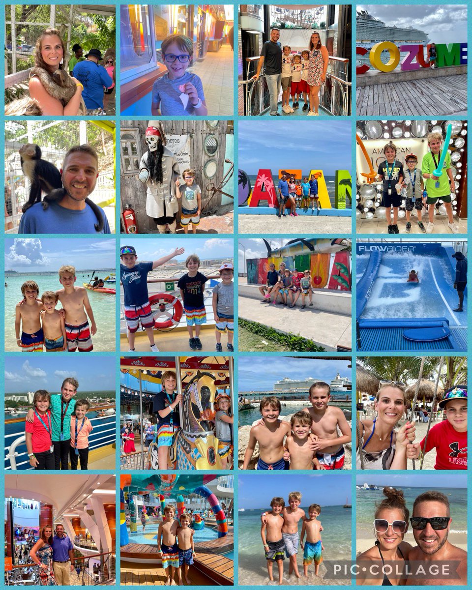 White Family Vacay 2023 - We cruised to Roatán, Costa Maya, and Cozumel and made some great memories!