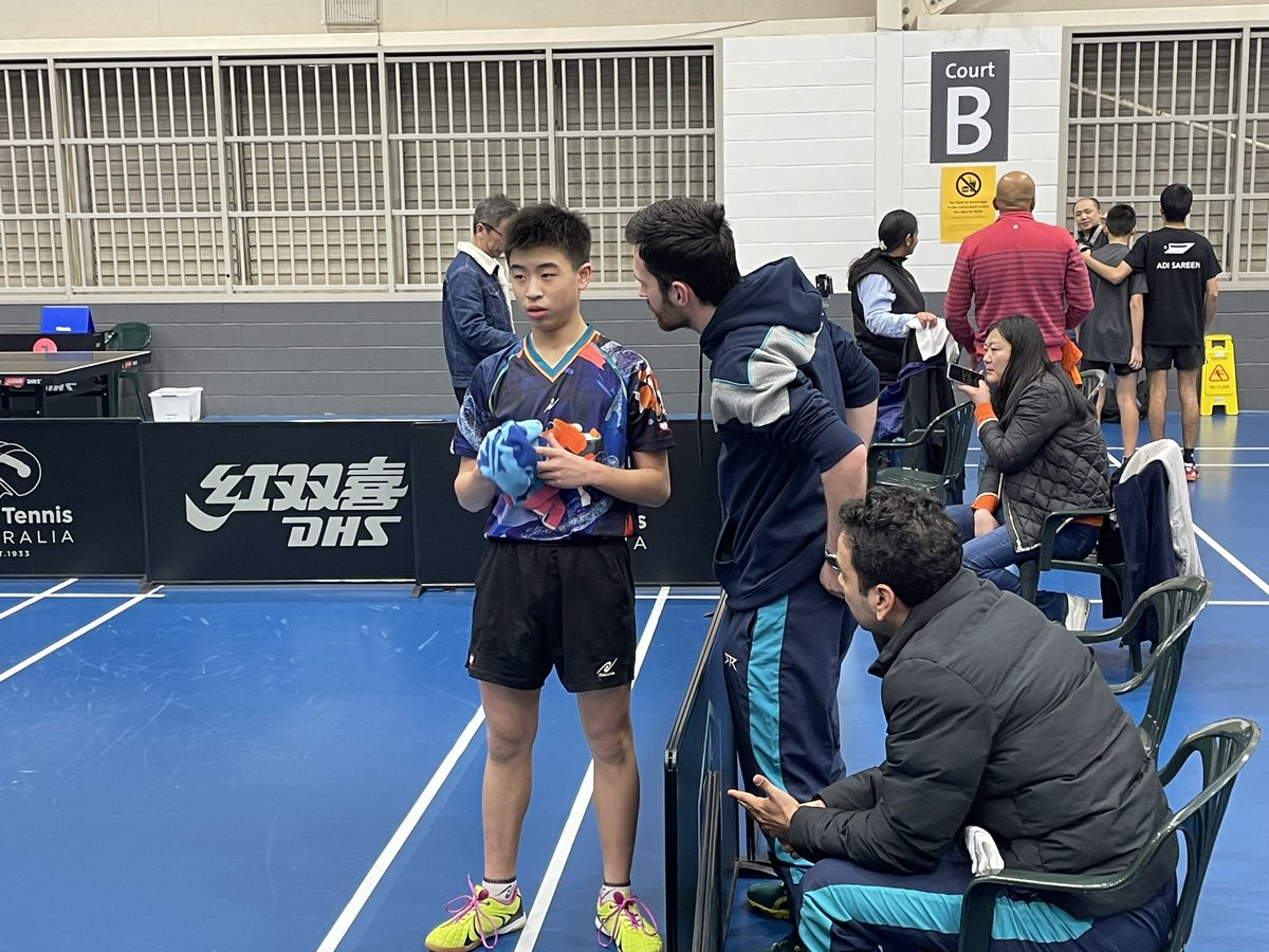 Part two of the family ‘detour’ - repping @tabletennisvic at the 2023 National Champs at Olympic Park! #vicsdoitbetter #takeittothetable