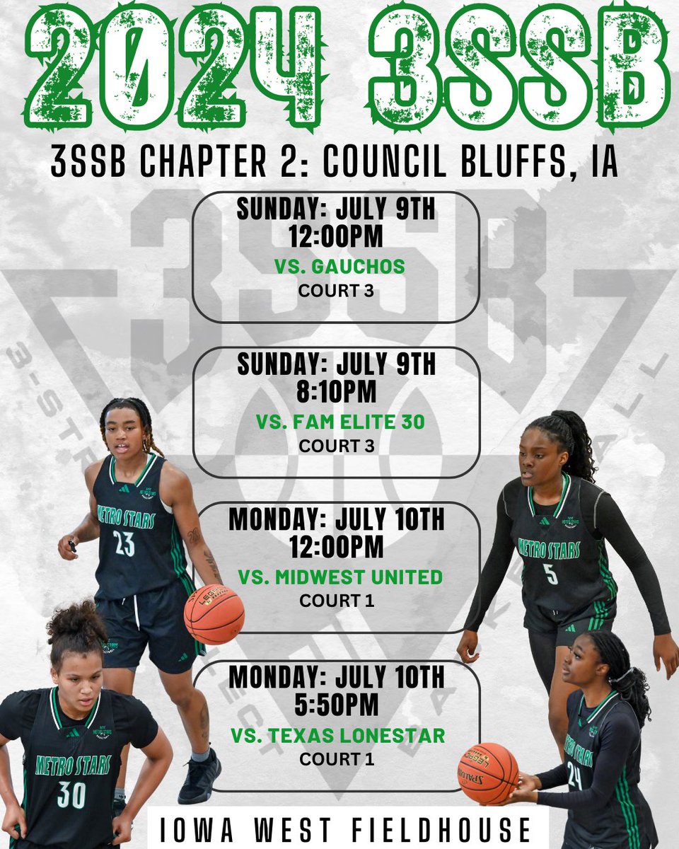 𝐀𝐝𝐢𝐝𝐚𝐬: 𝐂𝐡𝐚𝐩𝐭𝐞𝐫 𝟐

📍Iowa West Fieldhouse 

#3SSBG #RememberTheWhy