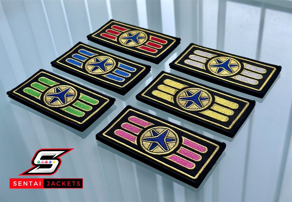 SentaiJackets's tweet photo. Collect all 6 swappable patches!
#lightspeedrescue #powerrangers #cartergrayson #gogov #redranger #mightymorphinpowerrangers #powerrangerslightspeedrescue #sentai #titaniumranger
#blueranger #pinkranger #greenranger #yellowranger #whiteranger #blackranger #kamenrider #dinofury https://t.co/uHpcnmoamx