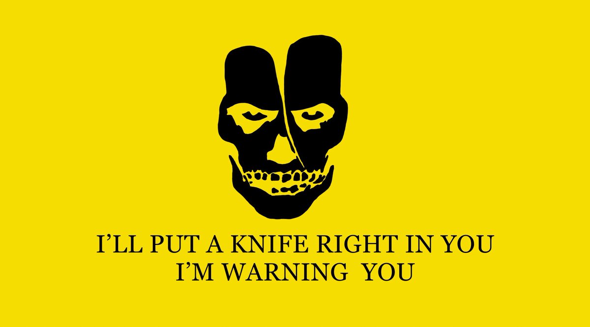 TrvthfvlTreason's tweet photo. Misfits Gadsden design I made
“You don’t go in the bathroom with me”
#TheMisfits #HorrorBusiness 
#PunksNotRed #CommiePunksFuckOff https://t.co/w3jPIkTiEY