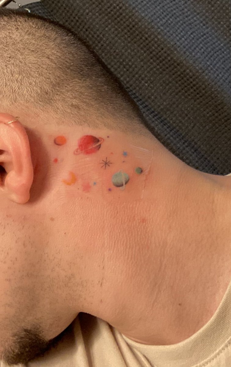 jackson_lentini's tweet photo. I guess I technically got a neck tattoo today? https://t.co/BzUfx4tchw
