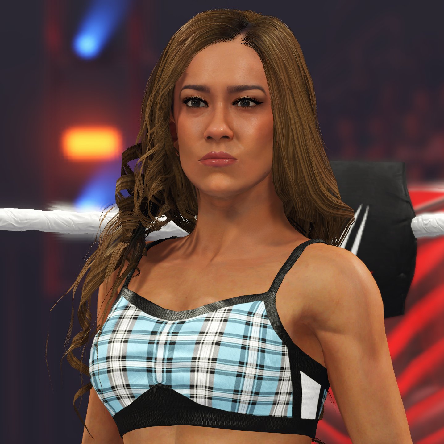 shipo ʚ♡ɞ on Twitter "a lil bit of a sneak peek 🩵🤍🖤 WWE2K23 https//t