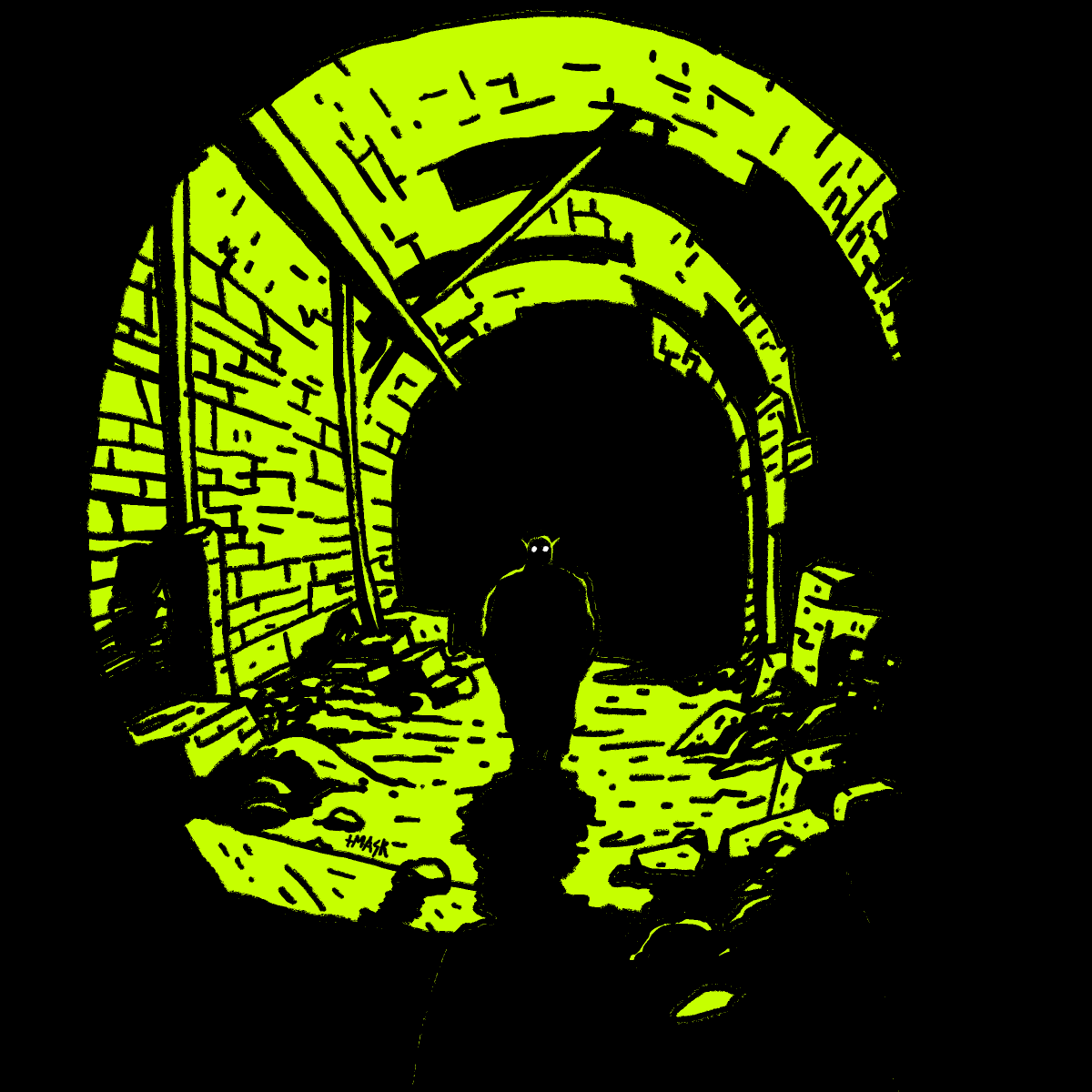 transitorymask's tweet photo. And then Monday #CreepsFest will close with a journey through the sewers. 
What does that mean? It's kind of like an ARG scavenger hunt of sorts — but purely on the internet — solve the clues and be the first to find your way through the sewers to win yourself some sol! https://t.co/6VhWAFcgup