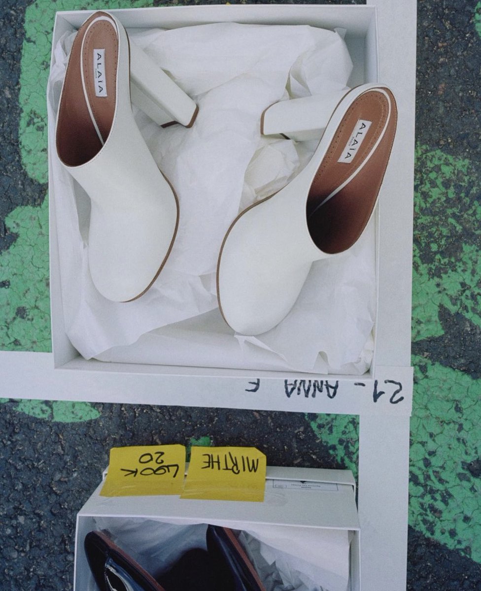 thesoftestaura's tweet photo. alaïa ss24 rtw shoes https://t.co/YQ1pghM4F2