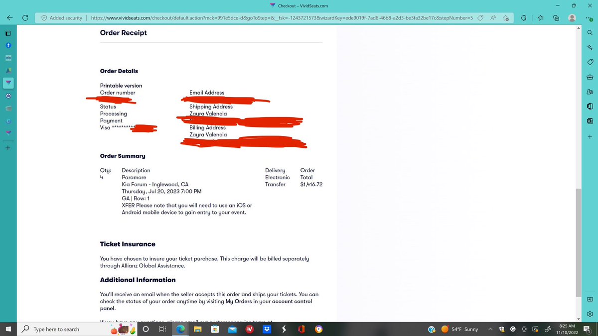 crustylicious's tweet photo. Selling 2 floor tickets to Paramore at the Kia Forum on 7/20. DM me if interested, I’m willing to negotiate https://t.co/XZXC7fBD9G