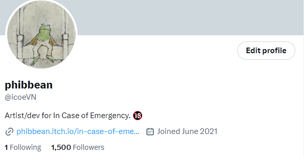 icoeVN's tweet photo. Thank you so much for 1500 followers! Our updated style for the impending end of Twitter/the world is smart casual, hence the new pfp and lowercase display name. https://t.co/knXDqFB6YU