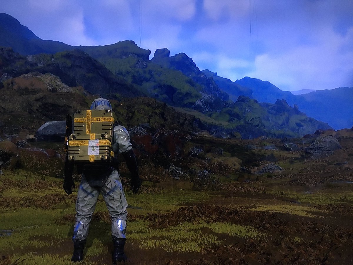 Thought I’d try a modern computer game, so here’s Death Stranding.