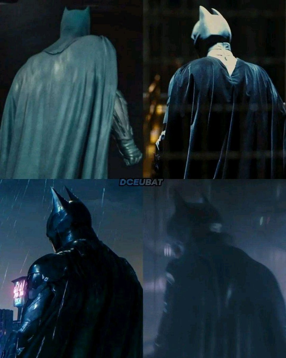 Batman back shots.