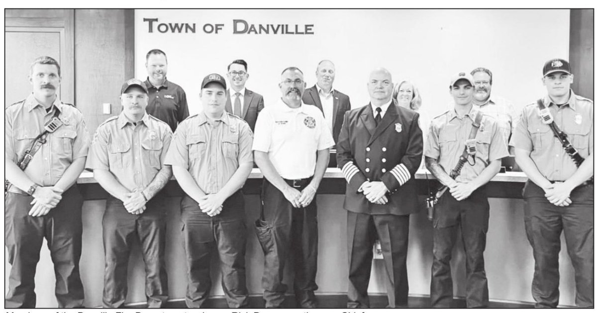 Rick Duncan was recently sworn in as the new Chief of the Danville Fire Department. Rick is a 26-year Navy Veteran and has spent the last 32 years as a career firefighter at the Wayne Township Fire Department. Read about his initial plans in his new role in this week's issue.