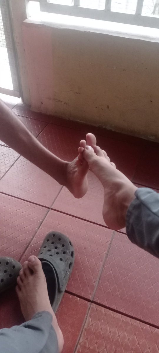 Here my friend and I want to make our slaves so that they smell our feet to put their feet in their mouths