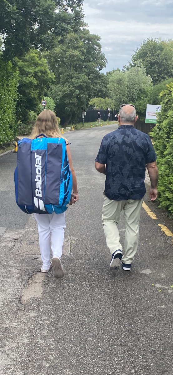 JenBlackford's tweet photo. Beyond proud of @EllieBlackford4 for making main draw doubles at Junior Wimbledon. A dream come true! Warm up day today - can’t wait to see Given and Els in action on Tuesday 💪🎾🥂🍓@babolat @NewHallSchool @portertennis1 @EssexLTA @APAcoachDaz https://t.co/3VaECyD9ga