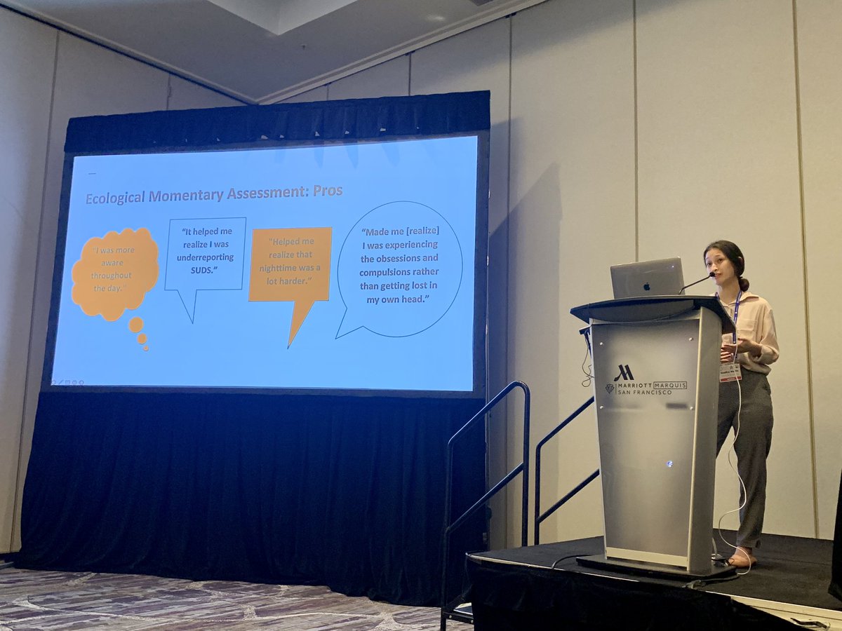 Awesome talk by (Twitterless) Heather Martin &amp; <a href="/MJFalkenstein/">Martha Falkenstein</a> on how ecological momentary can help increase awareness of #OCD symptoms #OCDCon <a href="/IOCDF/">International OCD Foundation</a>