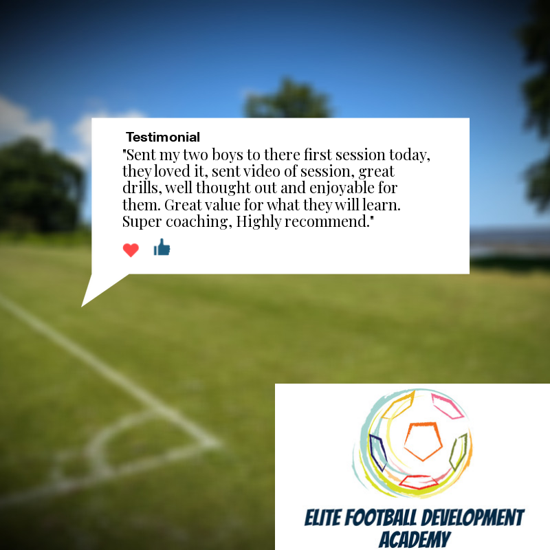 EliteFootbDev's tweet photo. Fantastic feedback from our recent session in Derry.

If you want elite football training to develop your football skills then book now.

https://t.co/x87yVX3NhW
https://t.co/XpuApTPkY6 https://t.co/Fbx5BsdcKb