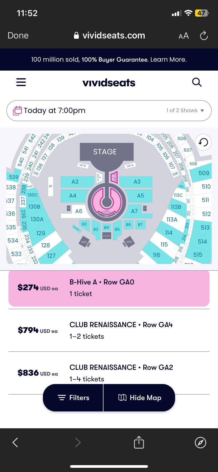 RENAISSANCE WORLD TOUR on Twitter: &ldquo;🚨 LAST MINUTE TICKETS 🚨 With just