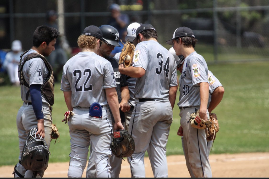 Final: Danbury 15 x Bristol 5

Post 60 tallies 18 total hits with everybody in the lineup getting at least one. 

⚾️Anthony Hackert 4-4 4RBI
⚾️Matt Wallin 3-4 3RBI
⚾️Gabe Pena 3-4 HR 3RBI
⚾️Thai Sestokas 2-4 2RBI

🎯 Nick Callari 5IP 3H 0ER 4BB 1SO
#ctbase <a href="/CTLegionBBall/">CT American Legion Baseball</a>