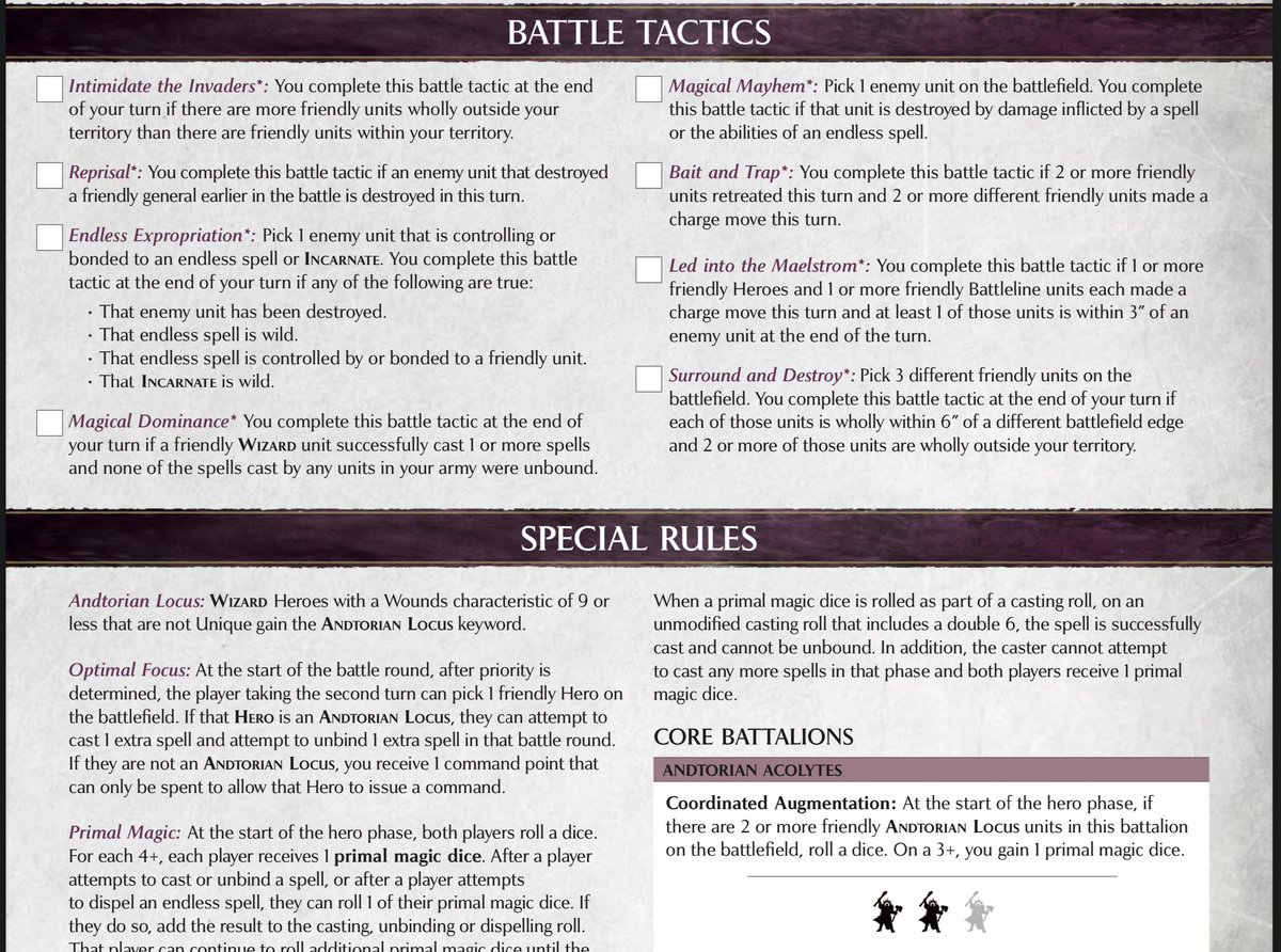 The AoS Gaming Aids have been updated by @golongdesign for the new GHB and FAQs!

Check them out at: aosshorts.com/age-of-sigmar-…

#WarhammerCommunity