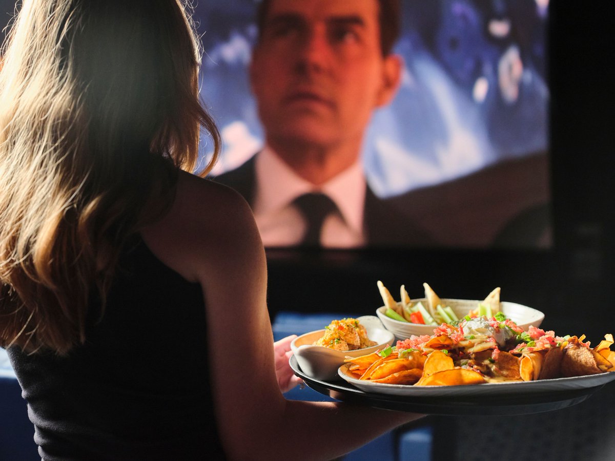 "The Capri is THE best movie venue in the metro!” - recent guest. You will not find a better place to see #IndianaJones #MissionImpossible7 &amp; #oppenheimer  4k laser projection. Dolby 7.1 surround. Restaurant kitchen &amp; bar with full seat service. #nachos CapriMovies.com