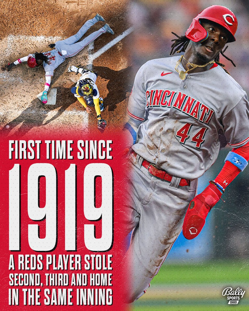 FanDuelSN_CIN's tweet photo. Elly De La Cruz just accomplished a feat that no Red has done in 1️⃣0️⃣4️⃣ years 😳 https://t.co/4J2cxNekuJ