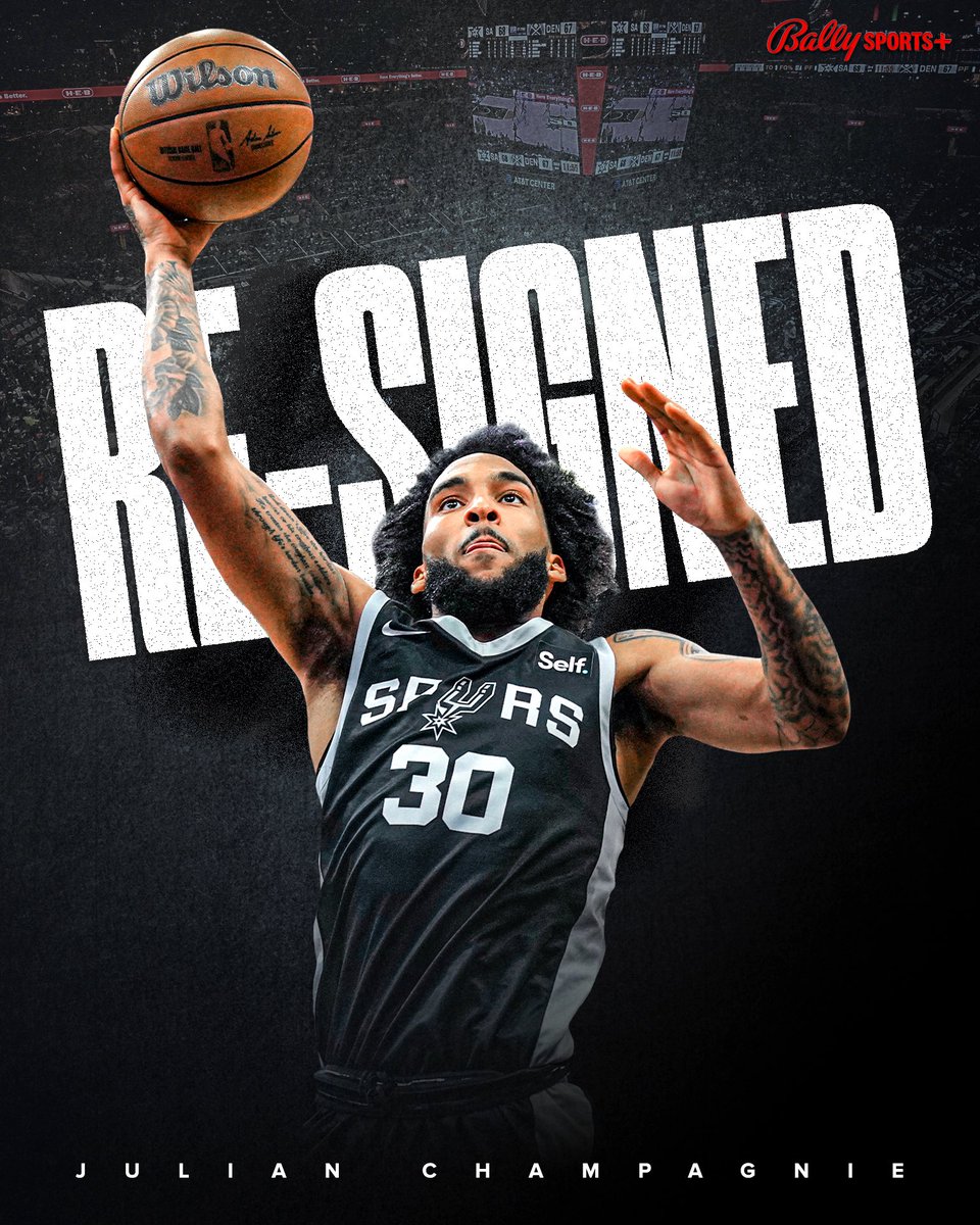 FanDuelSN_Spurs's tweet image. Done deal ✍️

@JulianChampagn2 | #PorVida