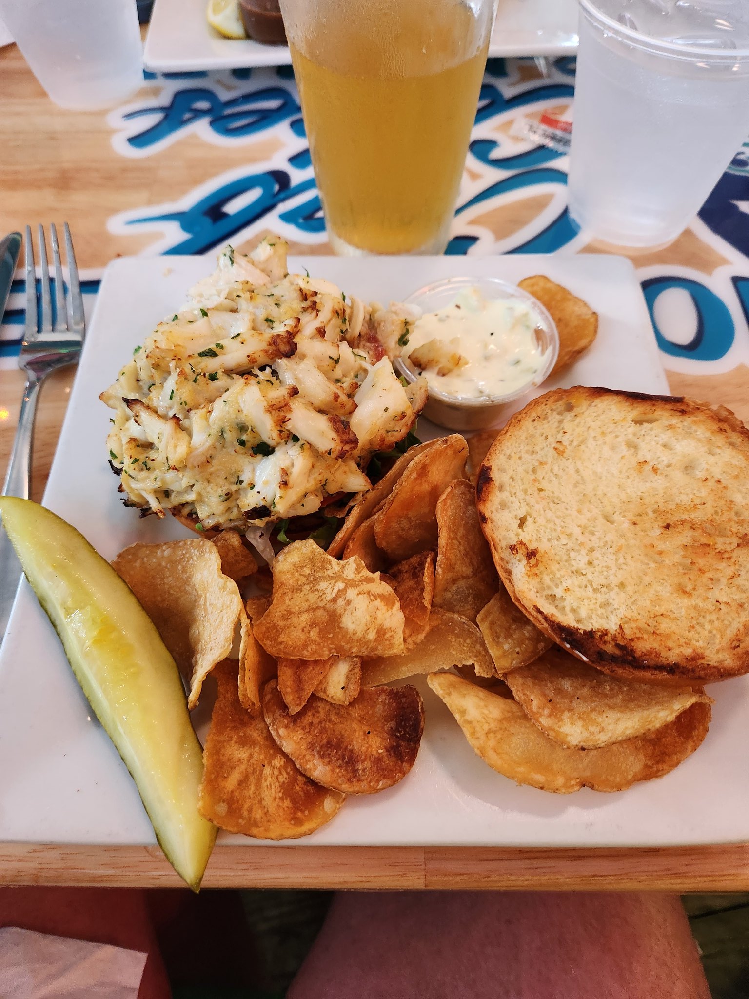 Magister Joe on Twitter "Crab cake at Woody's in Dewey Beach, DE. They