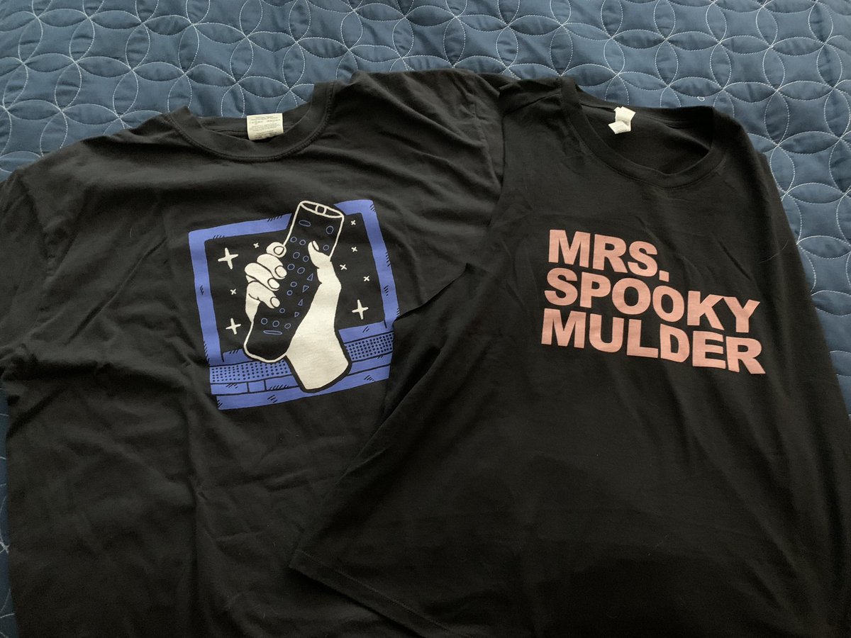 I was wearing my Slayers Every One of Us shirt today so excited that my new Ex-Files merch arrived! I’m a little hesitant about the crop top but it should go perfectly under a flannel in Brooklyn in September. <a href="/bufferingcast/">Buffering the Vampire Slayer</a>