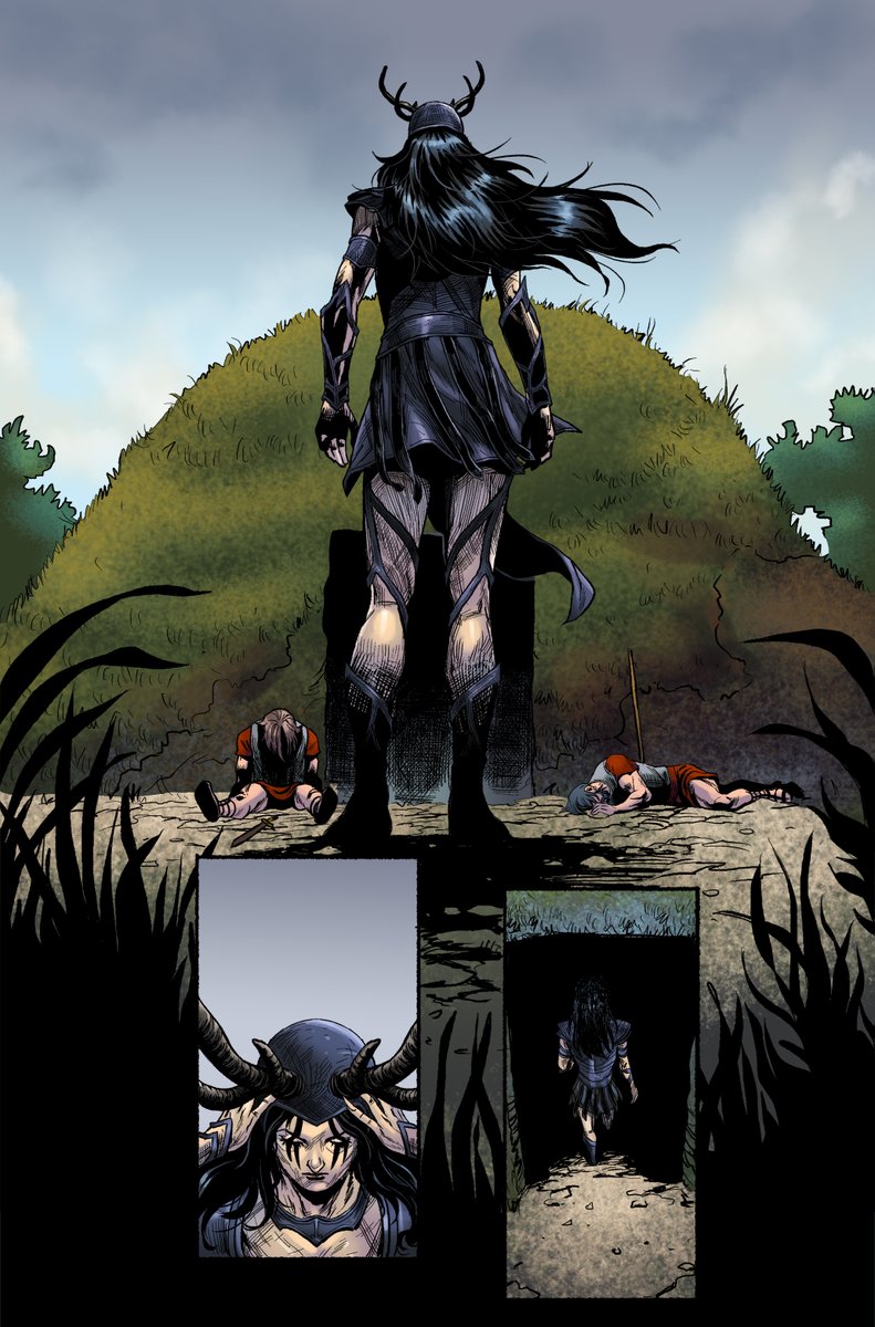 War_AngelsComic's tweet photo. #ComicArt from the Kefa origin story set in the War Angels comic universe. Art by Jann Galino and colors by Omi Remalante Jr. You can pick up this comic as part of the War Angels Omnibus Vol 1 #kickstarter launching 7/17.
https://t.co/FyYirPF7lW
#indiecomics #comics #WarAngels https://t.co/Q5E4vzGCiU