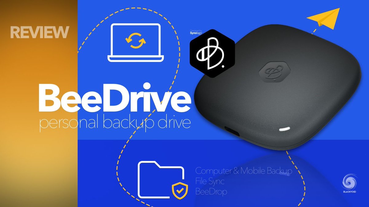 blackvoidclub's tweet photo. The new #Synology #BeeDrive #review is here! I have to say, I was really surprised with this little #DAS. Light, fast, and full of features thanks to a great #software platform that runs it!
#10G #backup #sync #mobile #beedrop
https://t.co/agUkLoUnHH https://t.co/Igpi3RseEs
