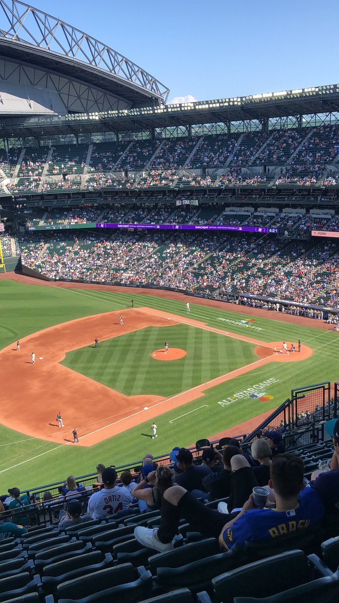 CoachCoxJ's tweet photo. Got two free tickets… why not? #SeaUsRise #FuturesGame #MLBAllStarWeekend https://t.co/CQc5O7P3AF