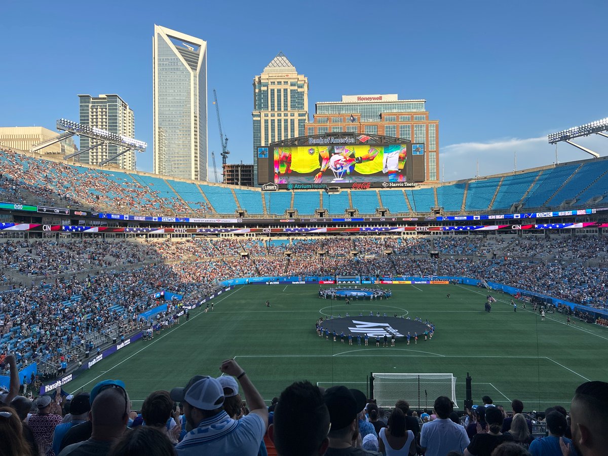 brocklove's tweet photo. Pumped about the @CharlotteFC match tonight! #ForTheCrown #QueenCitiesCollide https://t.co/QYP5VeXGpO